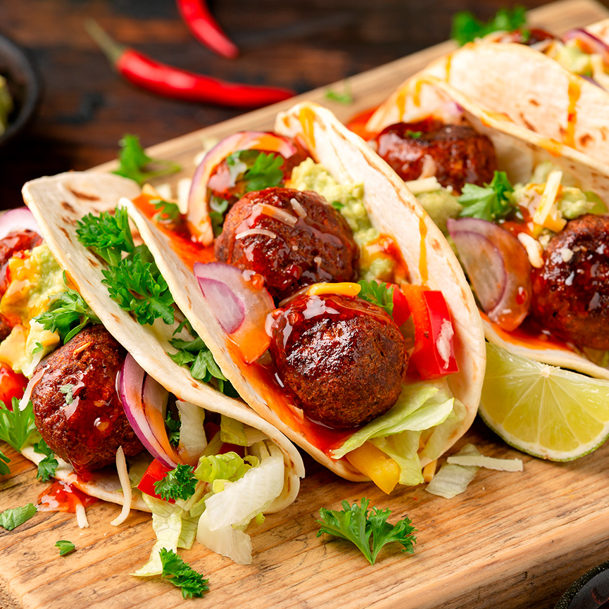 Almôndegas Tropicais